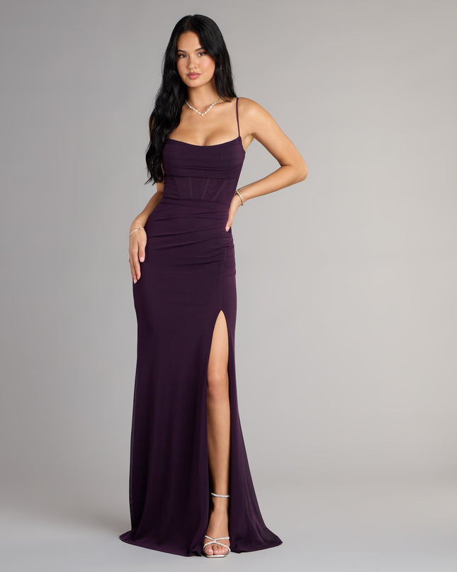 Feel polished and confident in the Marabella Mesh Corset Mermaid Formal Dress, a prom dress designed with luxe fabric and modern detail that shows off your vibe.