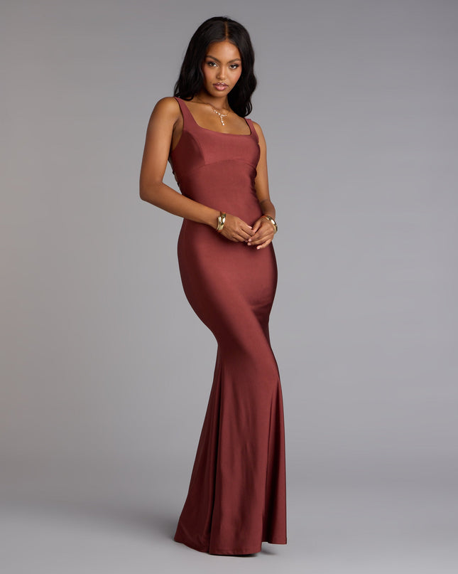 Gabriella Lace-Up Mermaid Formal Dress
