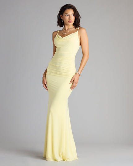 Own Prom 2026 in the Sophia Mesh Open Back Mermaid Formal Dress,  a prom dress designed with a flattering silhouette and elevated details that feel modern and true to your style.
