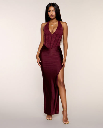 Dahlia Lace Corset Formal Dress
