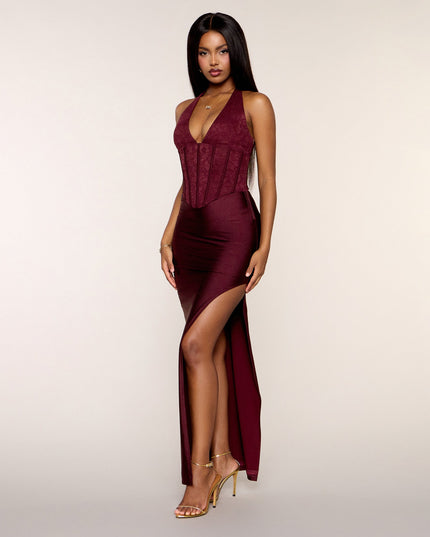 Dahlia Lace Corset Formal Dress