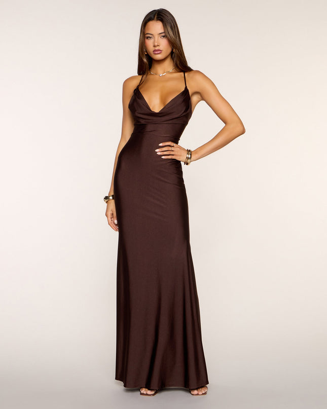 Jaymie Lace-Up Mermaid Formal Dress