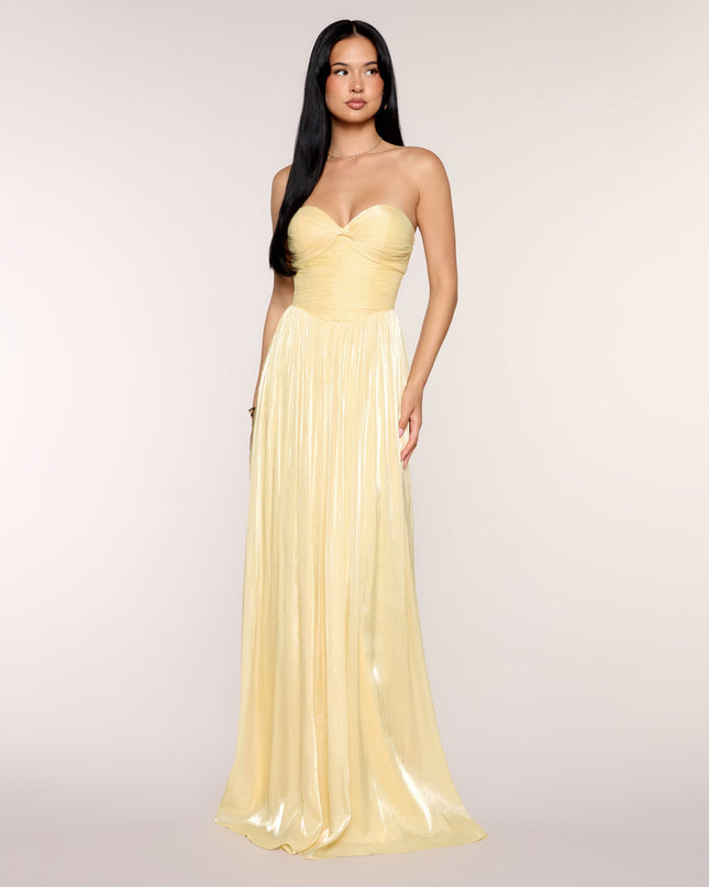 Serena Chiffon Formal Dress With Scarf