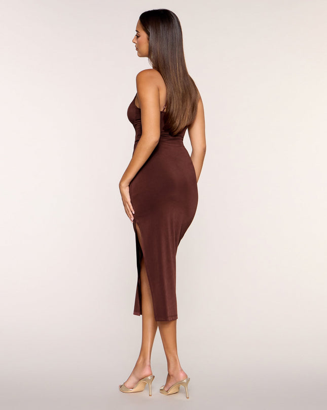 Sleek Silhouette Bodycon Midi Dress