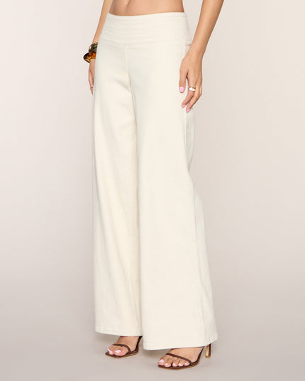 Easy Agenda Wide Leg Twill Pants