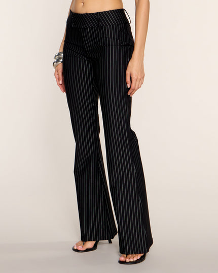 Line Up Pinstripe Flare Pants