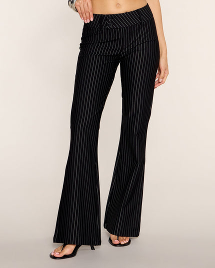 Line Up Pinstripe Flare Pants