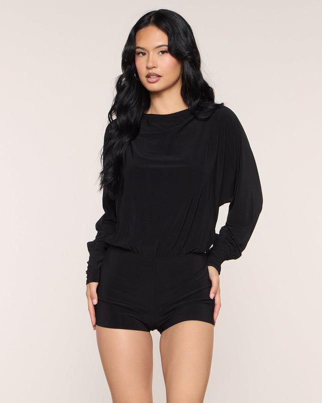 Major Hit Open Back Romper