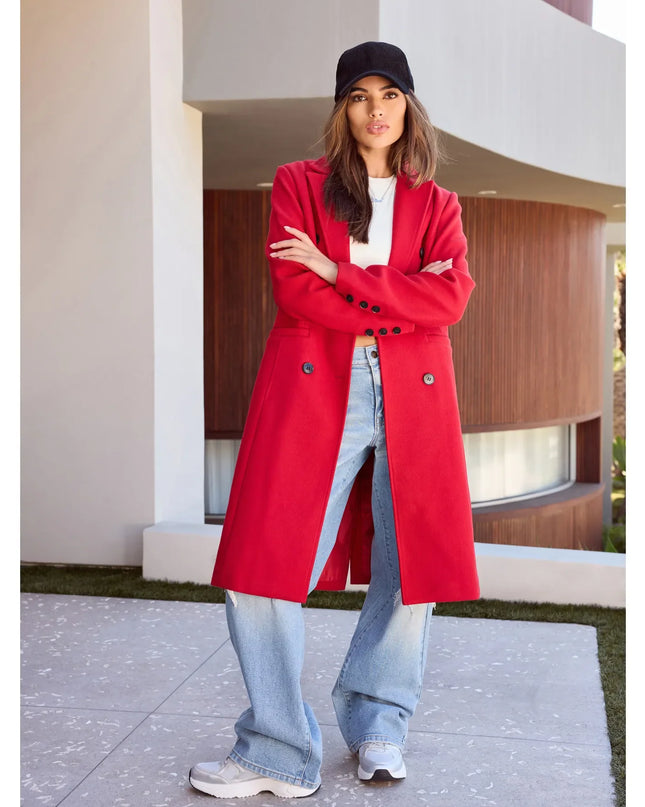 Elevate everyday looks with the High-Rise Distressed Boyfriend Jeans, a sleek pair of medium denim wash jeans designed for comfort, shape, and style.