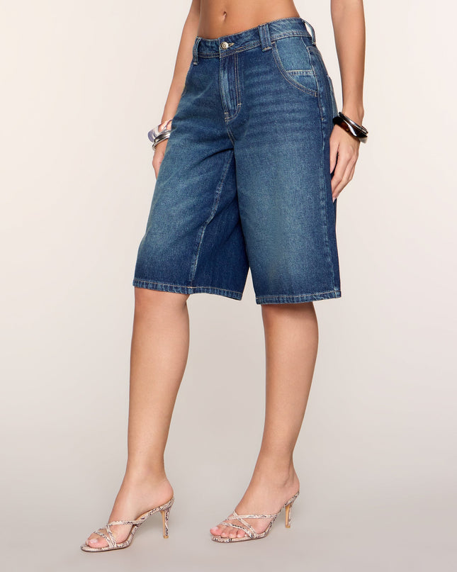 Off Duty Denim Mid-Rise Jorts