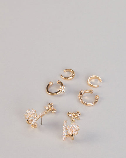 Pretty Extras Three-Pack Earring Set