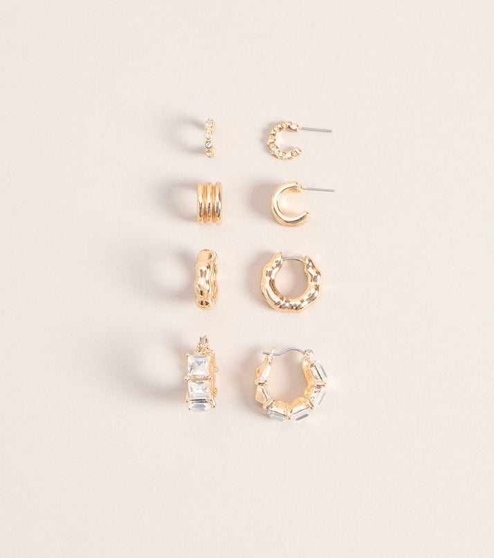 Pick Your Style Hoop Earrings Set