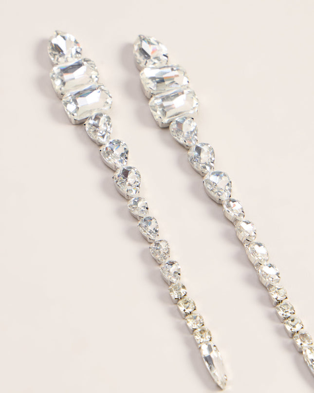 Crystal Cascade Statement Earrings