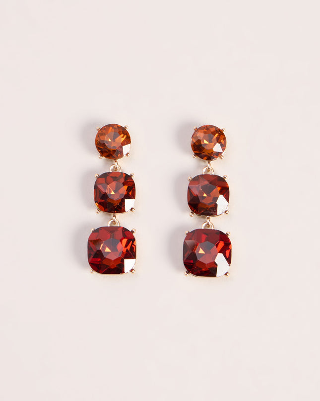Dressed to Impress Stone Drop Earrings