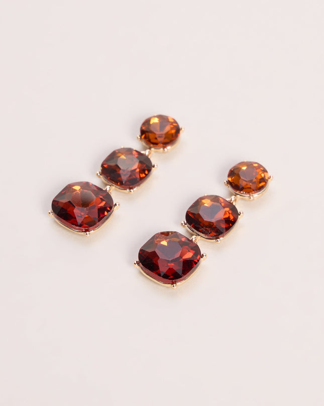 Dressed to Impress Stone Drop Earrings