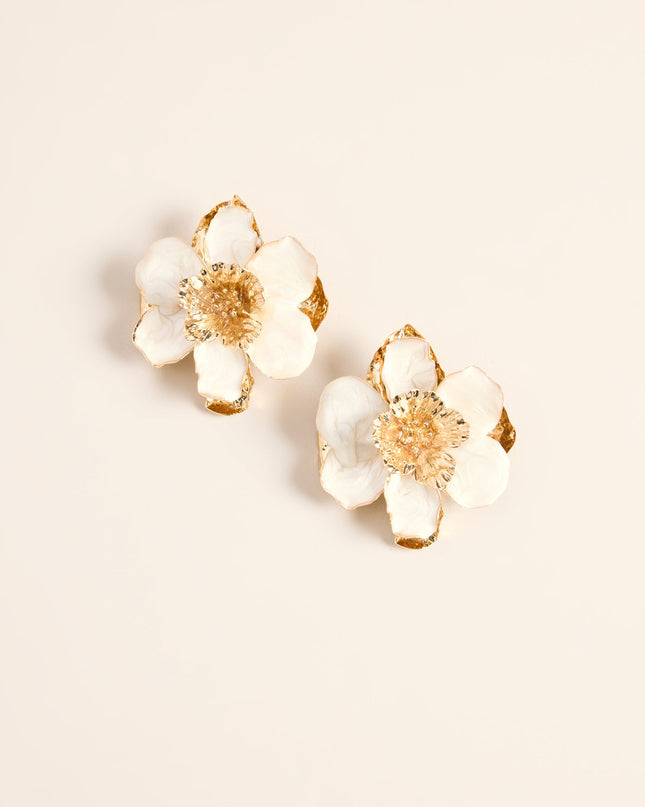 Petal Power Floral Statement Stud Earrings