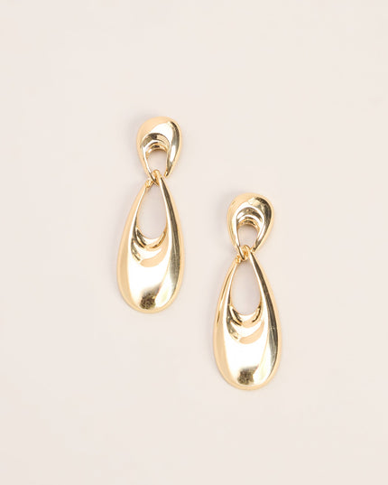Liquid Logic Sculpted Drop Earrings
