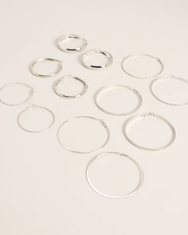 Pick Your Hoop Six-Pack Earring Set