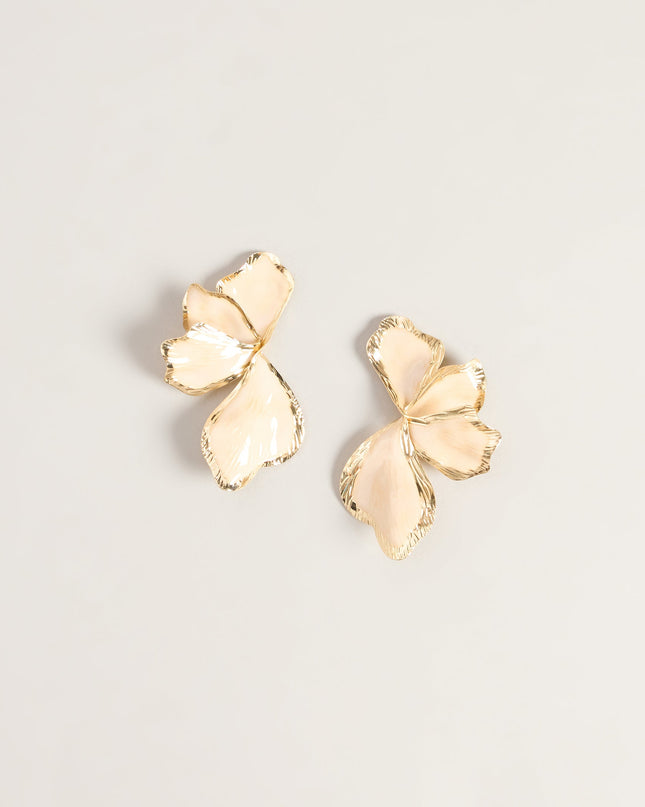 Petal Drama Statement Flower Earrings