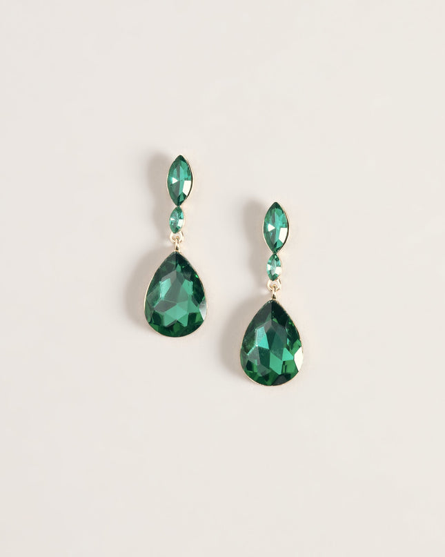 Drop Everything Gemstone Teardrop Earrings