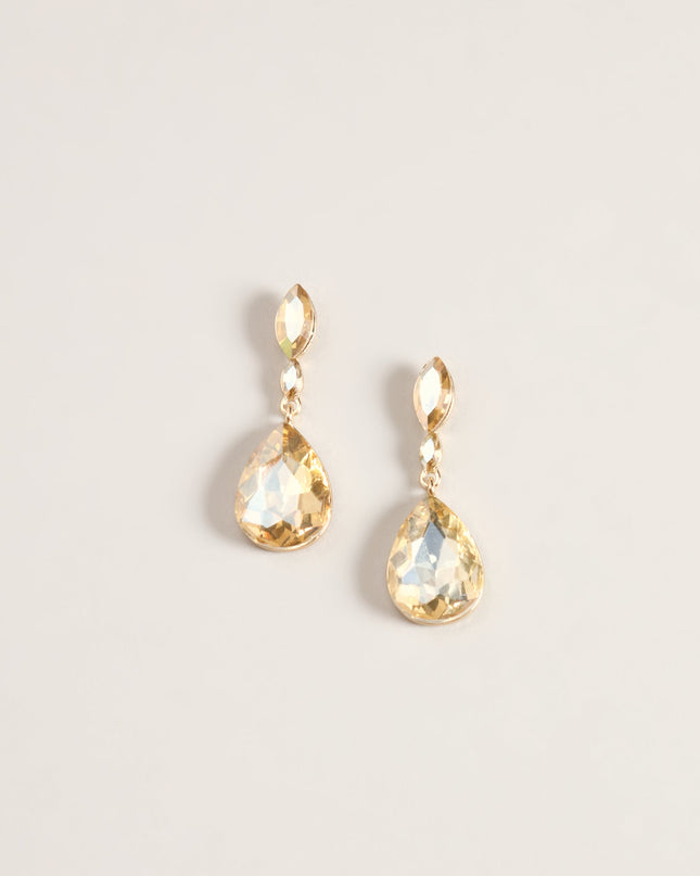 Drop Everything Gemstone Teardrop Earrings