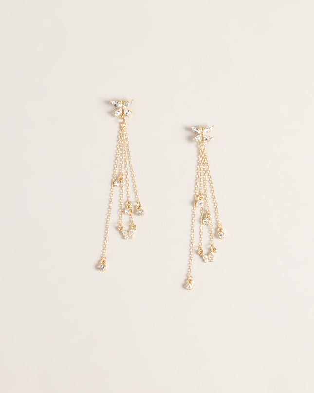 Flutter After Five Rhinestone Butterfly Earrings