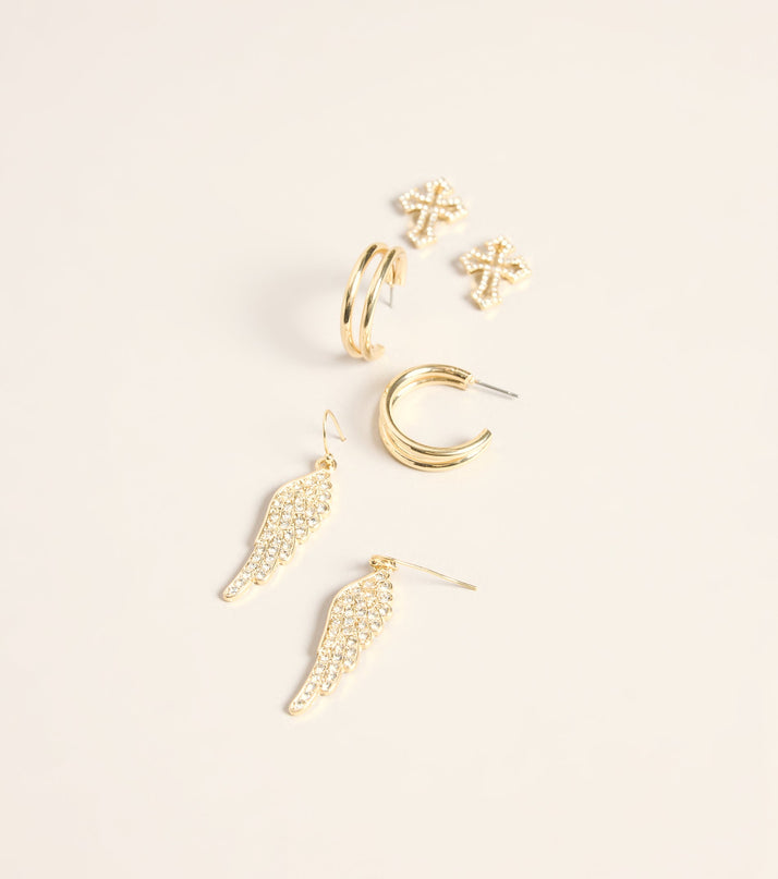 Written In The Stars Earrings Set
