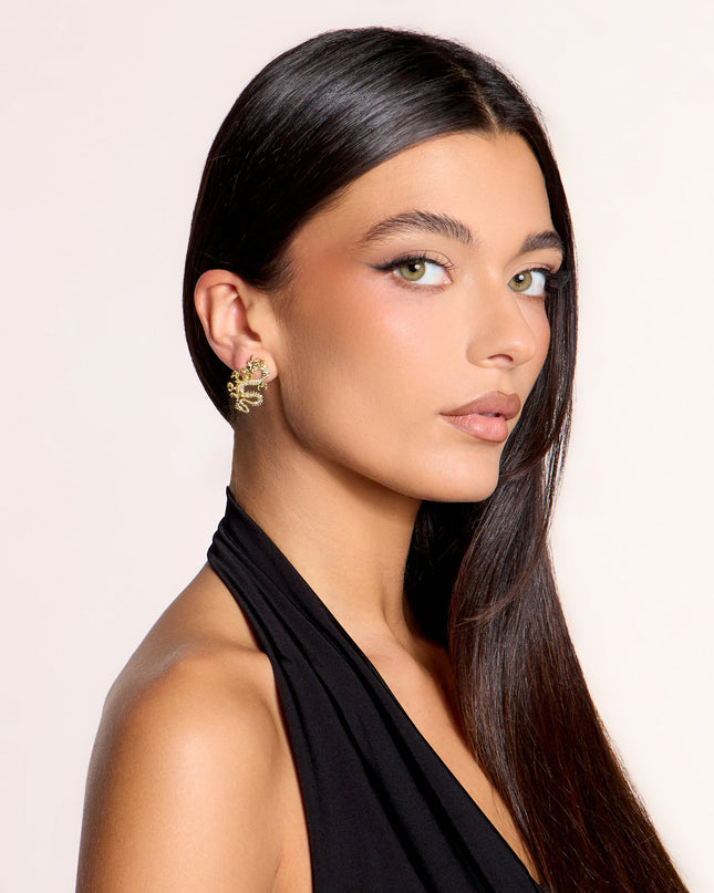Fierce by Nature Dragon Statement Earrings