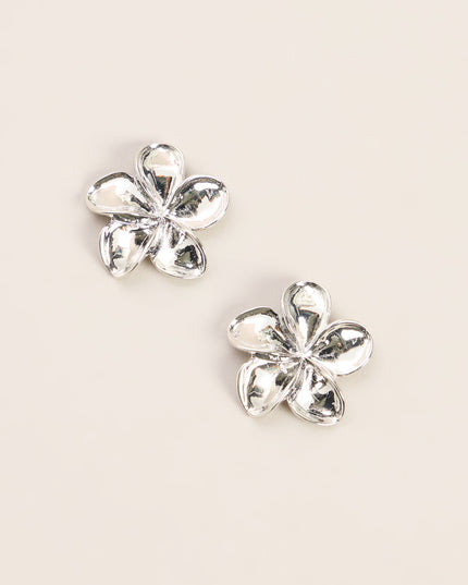 Island Bloom Flower Stud Earrings