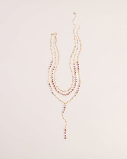 Shine Stack Necklace Two-Pack Set