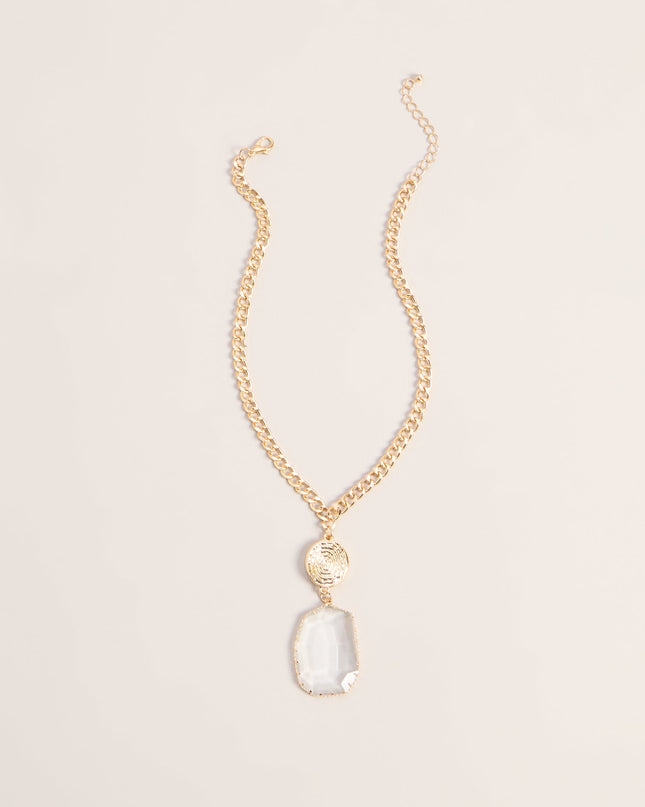 Medallion Mood Pendant Necklace