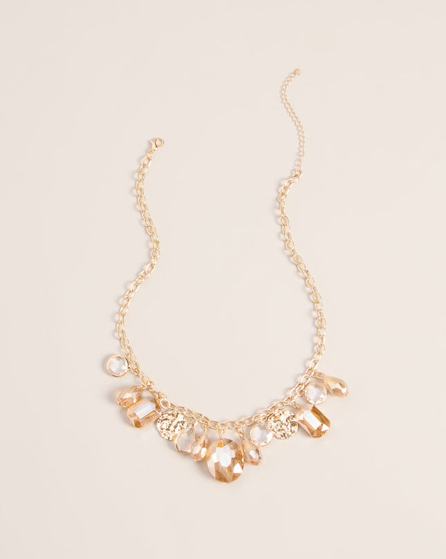 Luxe Statement Gemstone Necklace