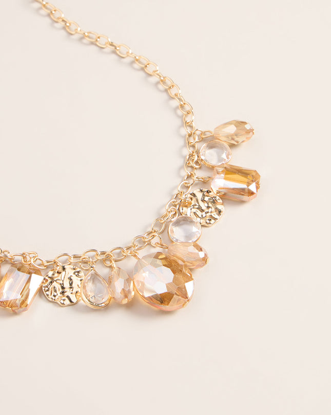 Luxe Statement Gemstone Necklace