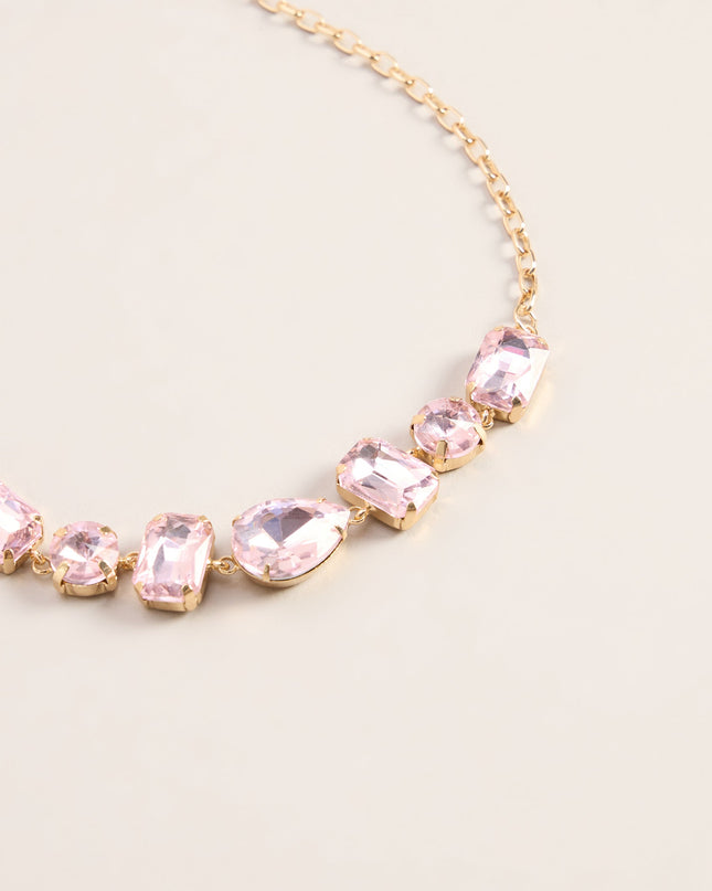 Polished Spark Rhinestone Necklace