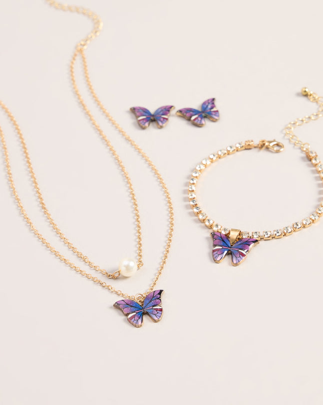 Pretty Little Flutter Jewelry Set