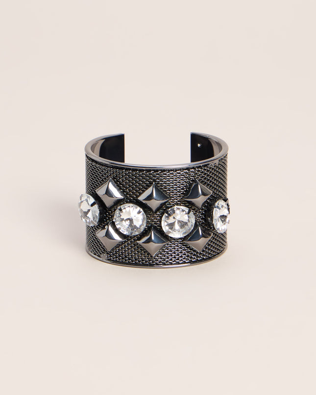 Edgy Sparkle Cuff Bracelet