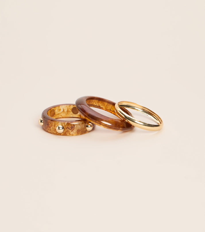 Stacked Intentions Bangle Bracelet Set