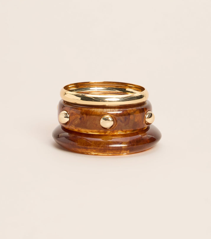 Stacked Intentions Bangle Bracelet Set
