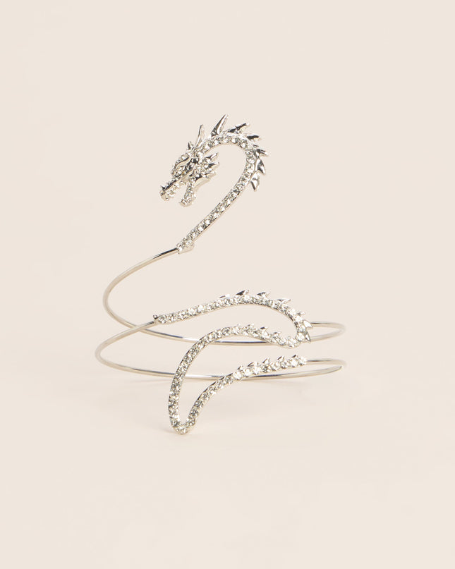 Dragon Spell Spiral Cuff Bracelet