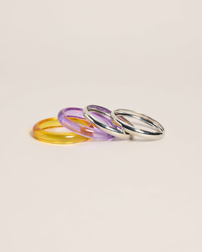 Stacked On Style Bangle Bracelet Set
