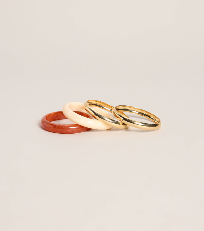 Everyday Stack Bangle Bracelet Set
