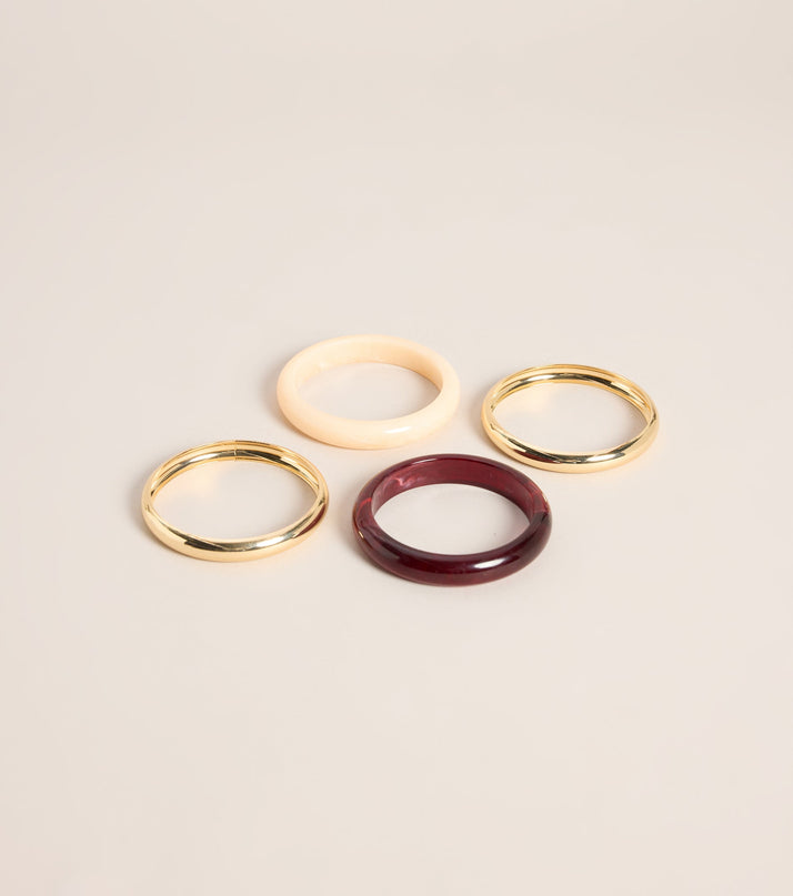 Everyday Stack Bangle Bracelet Set