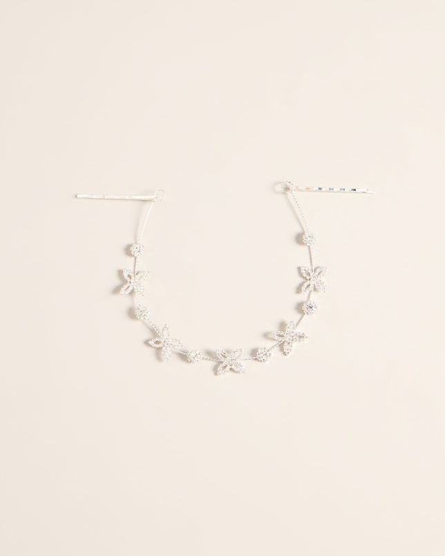 Flutter Trail Rhinestone Hair Vine