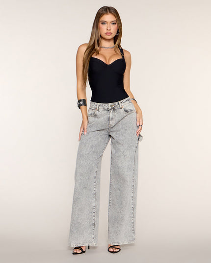 Shape Check Ribbed Sweetheart Bodysuit