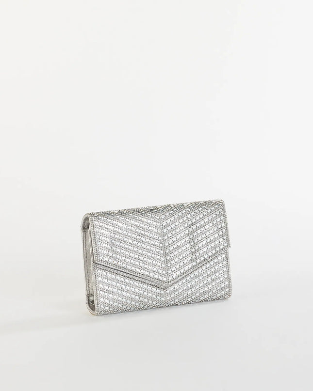 Let's Have A Toast Rhinestone Crossbody Wallet
