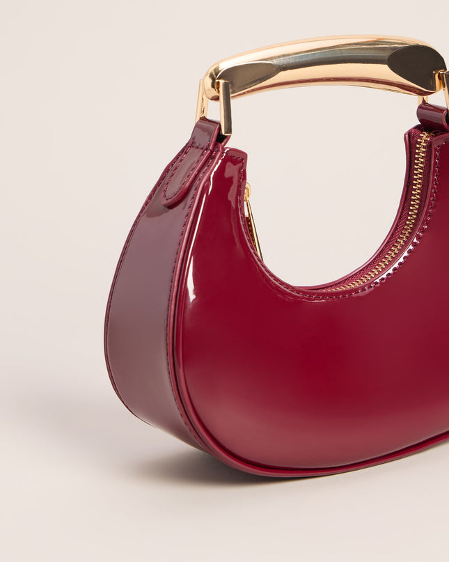 Handle With Flair Patent Mini Handbag