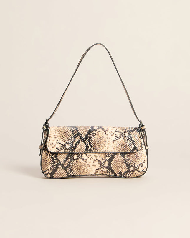 Outfit Maker Snake Print Shoulder Bag