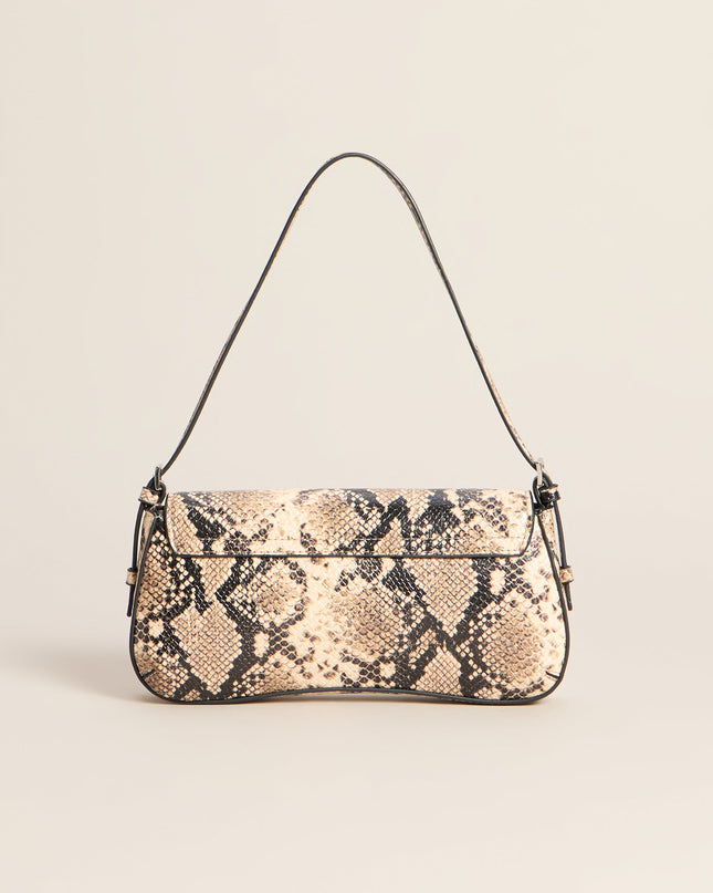 Outfit Maker Snake Print Shoulder Bag