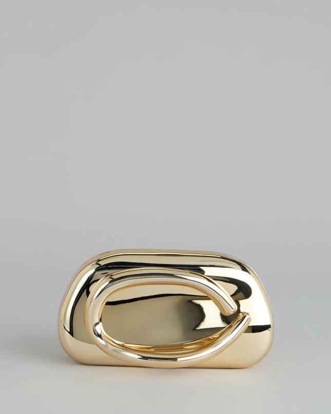 Finishing Touches Metallic Clutch Bag