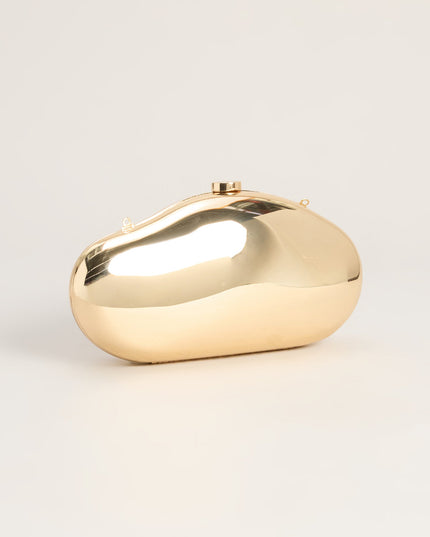 Sleek Sculptural Hardcase Clutch